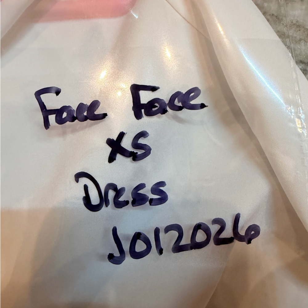 Face 2 Face White Sleeveless Mesh Yoke Dress XS NWT - Picture 11 of 11